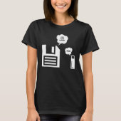 USB Floppy Disk  I Am Your Father Geek Nerd Tシャツ (正面)