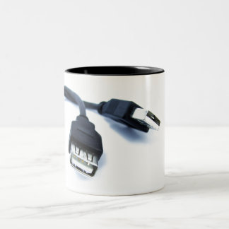 usb nerd mug ツートーンマグカップ