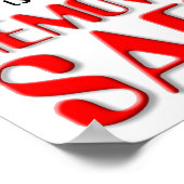 USB Unsafetyポスターの取り外おもしろいし ポスター (角)