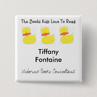 Usborneはアヒルの名札を予約します 缶バッジ