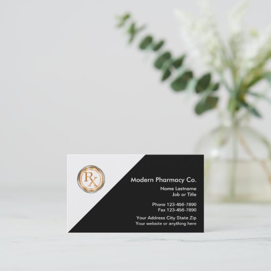 Uscale薬局デザイン 名刺 (スタンド正面)