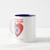 USCGのお母さんの部のツートーンマグ ツートーンマグカップ (正面左)