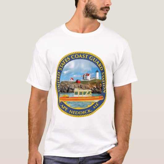USCGの場所岬Neddick Tシャツ (正面)
