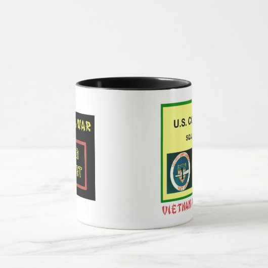 USCGの艦隊1のベトナム戦争の獣医 マグカップ (中央)