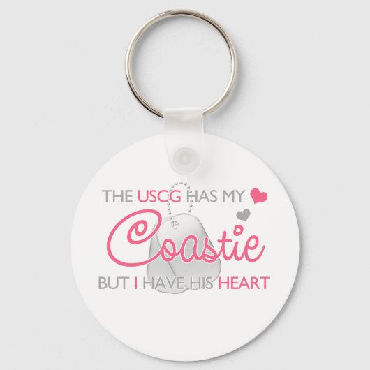 USCGは私のコースティーを持っている キーホルダー (正面)