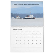 USCGは"ハドソン川2018年でほえます" カレンダー (2月 2026)