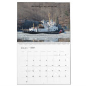 USCGは"ハドソン川2018年でほえます" カレンダー (1月 2027)