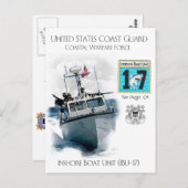 USCGインショアボートユニットIBU-17 ポストカード (正面/裏面)