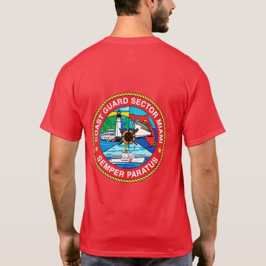 USCGエアステーションマイアミエアクルー Tシャツ (裏面)