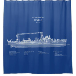 USCGカッターイカルスwpc-110 - ABD シャワーカーテン