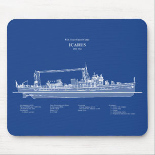 USCGカッターイカルスwpc-110 - ABD マウスパッド