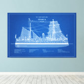 USCGカッターイタスカ – ABD キャンバスプリント (インサイチュ (ウッドフロア))