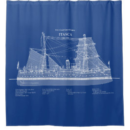 USCGカッターイタスカ – ABD シャワーカーテン