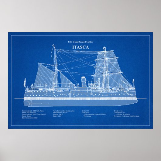 USCGカッターイタスカ – ABD ポスター (正面)