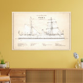 USCGカッターイタスカ – SBD キャンバスプリント (インサイチュ (リビング))