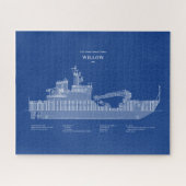 USCGカッターウィローwlb-202 - ABD ジグソーパズル (横)