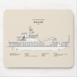 USCGカッターウィローwlb-202 - SBD マウスパッド