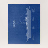 USCGカッターシークラウドwpg-284 - ABD ジグソーパズル (縦)