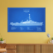 USCGカッタースペンサーwpg-36 - ABD キャンバスプリント (インサイチュ (リビング))