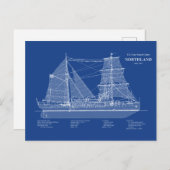 USCGカッターノースランドwpg-49 - ABD ポストカード (正面/裏面)