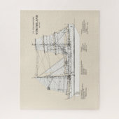 USCGカッターノースランドwpg-49 - SBD ジグソーパズル (縦)