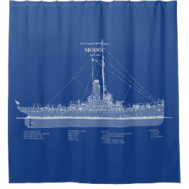 USCGカッターモドックwpg-46 - ABD シャワーカーテン