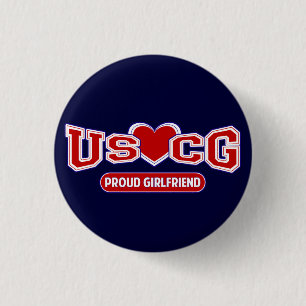 USCGガラ誇りを持ったンド 缶バッジ