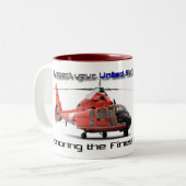 USCGサポート ツートーンマグカップ (正面左)