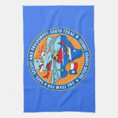 USCGステーションコーパスクリスティテキサス州 キッチンタオル (縦)