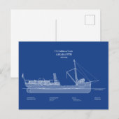 USCGライトハウステンダーアマランス – ABD ポストカード (正面/裏面)
