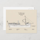 USCGライトハウステンダーアマランス – SBD ポストカード (正面/裏面)