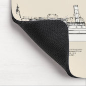 USCGライトハウステンダーアマランス – SBD マウスパッド (コーナー)