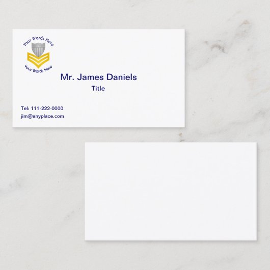 USCG一等小役者名刺 名刺 (正面/裏面)