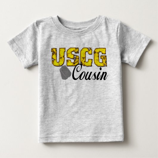 USCG従兄弟 ベビーTシャツ (正面)