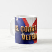 USCG退役軍人MUG コーヒーマグカップ (正面左)