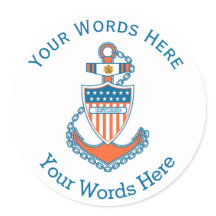 USCG退職した副司令官カスタムいかり