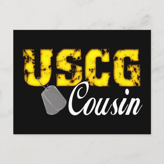 uscg99cousinblk ポストカード (正面)