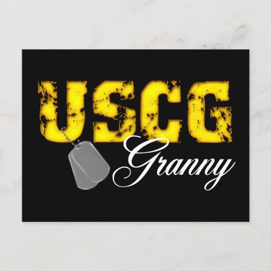 uscg99grannyblk ポストカード (正面)