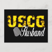 uscg99husbandblk ポストカード (正面)