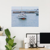 USCG 40足ユーティリティボートラージ# 40450前面 ポスター (ホームオフィス)