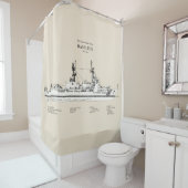 USCG Cutter Hamilton whec-715 - SBD シャワーカーテン (インサイチュ)