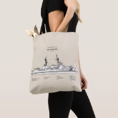 USCG Cutter Hamilton whec-715 - SBD トートバッグ (クローズアップ)