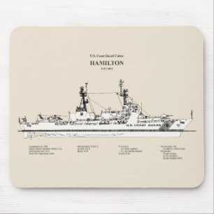 USCG Cutter Hamilton whec-715 - SBD マウスパッド