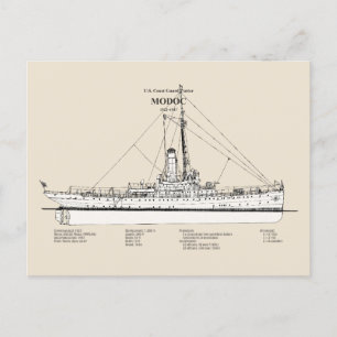 USCG Cutter Modoc wpg-46 - SBD ポストカード