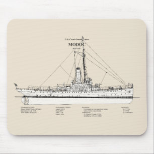 USCG Cutter Modoc wpg-46 - SBD マウスパッド