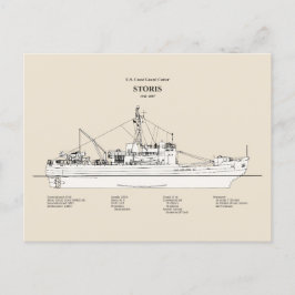 USCG Cutter Storis wmec-38 - SBD ポストカード
