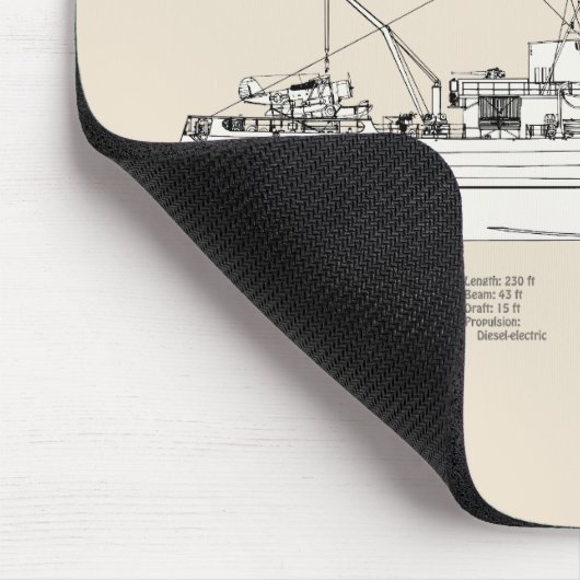 USCG Cutter Storis wmec-38 - SBD マウスパッド (コーナー)