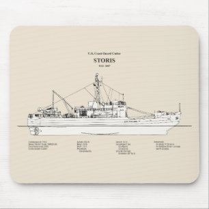 USCG Cutter Storis wmec-38 - SBD マウスパッド