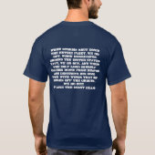 USCG CUTTERMANのプライド Tシャツ (裏面)