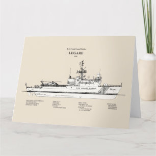 USCG Legare wmec-912 - SBD サンキューカード
